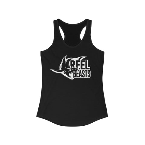 Women's Racer Back Tank - White Logo